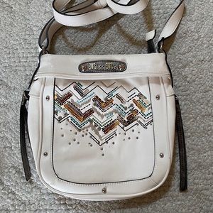 White Miss Me Purse